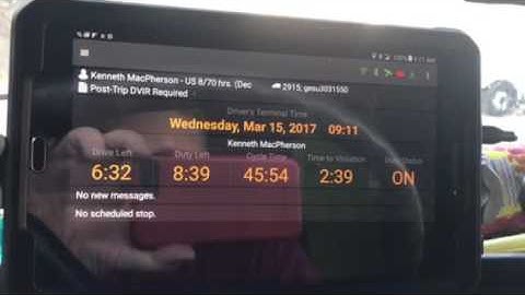 30 min Break Omnitracks Eld