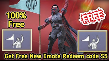 Free* Get Free Emote in codm | New Emote Redeem code codm June 2021 | Season 5 Free Emote codm 2021