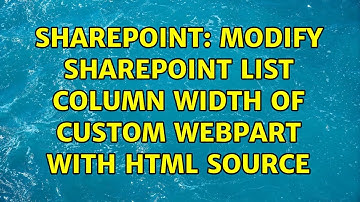 Sharepoint: Modify SharePoint List column width of custom webpart with HTML source