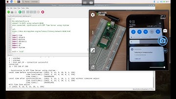 Raspberry Pi Pico W/MicroPython connect to WiFi network and synchronize to NTP Time Server