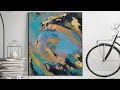 Playing with colors!! Beautiful abstract art |ACRYLIC PAINTING| EASY PAINTING