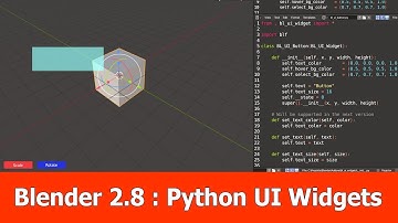 Blender 2.8 Python Addon for UI Widgets