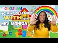 Kids songs  learning with ms monica  abc song  more childrens songs  toddler lessons