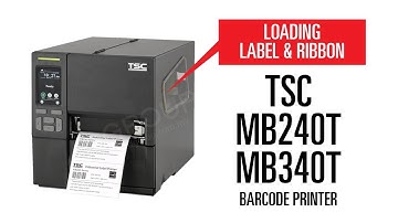How to setup, change label and ribbon for TSC MB240T/MB340T