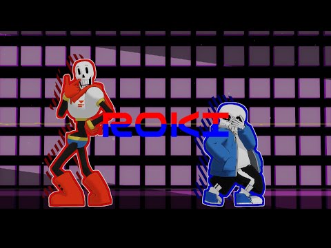 【MMD】 骨兄弟でロキ 【Undertale】