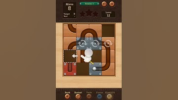 Roll the Ball slide puzzle Rotation C Pack Level 12 Solution