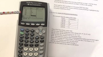 Math 119 - TI-84 Calculator Notes - Ch. 3 Measures of Center