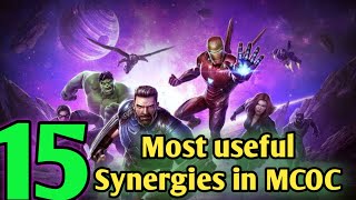 15 Very useful Synergy in MCOC.