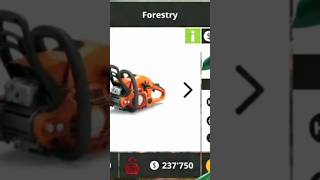Satisfying Tree Cutting with a Hand Saw in FS18! 🌲🪚😱 #Shorts