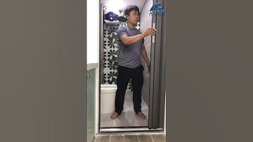 Cửa xếp lá nhôm nguyên khối_Mẫu cửa mới dành cho nhà vệ sinh Hotline: 0906.986.068