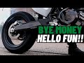 I Covered My Bike in Carbon Fiber!! || Husky 701sm Tekmo Parts Install