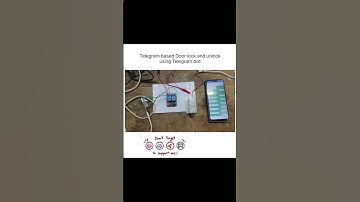 Telegram based  Automatic door lock and unlock using  bot.