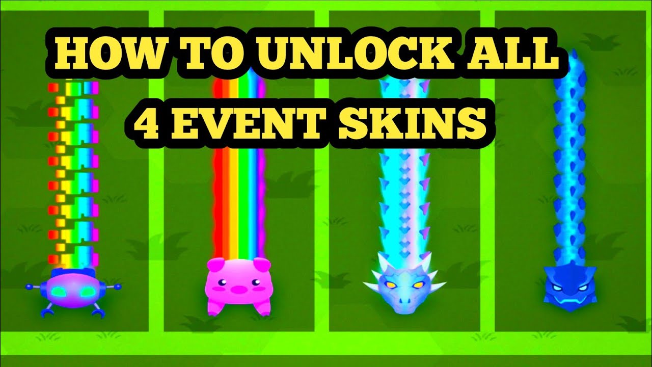 Snake.io 🐍 NEW EVENT Snakes in Space II - Unlocked Skins Limber Lepus &  Sus Serpentine #100 