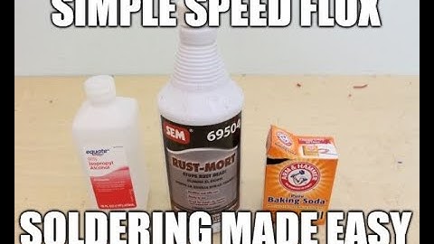 Speed flux - Difficult soldering made easy