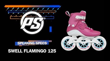 Powerslide Swell Flamingo 125 skates - Speaking Specs