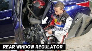 HYUNDAI SONATA REAR WINDOW REGULATOR REPLACEMENT REMOVAL