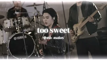 too sweet - hozier (edit audio)