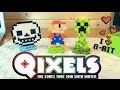 Undertale - Mario - Minecraft - Qixels - Пиксели Квиксели - Андертейл - Марио - Майнкрафт