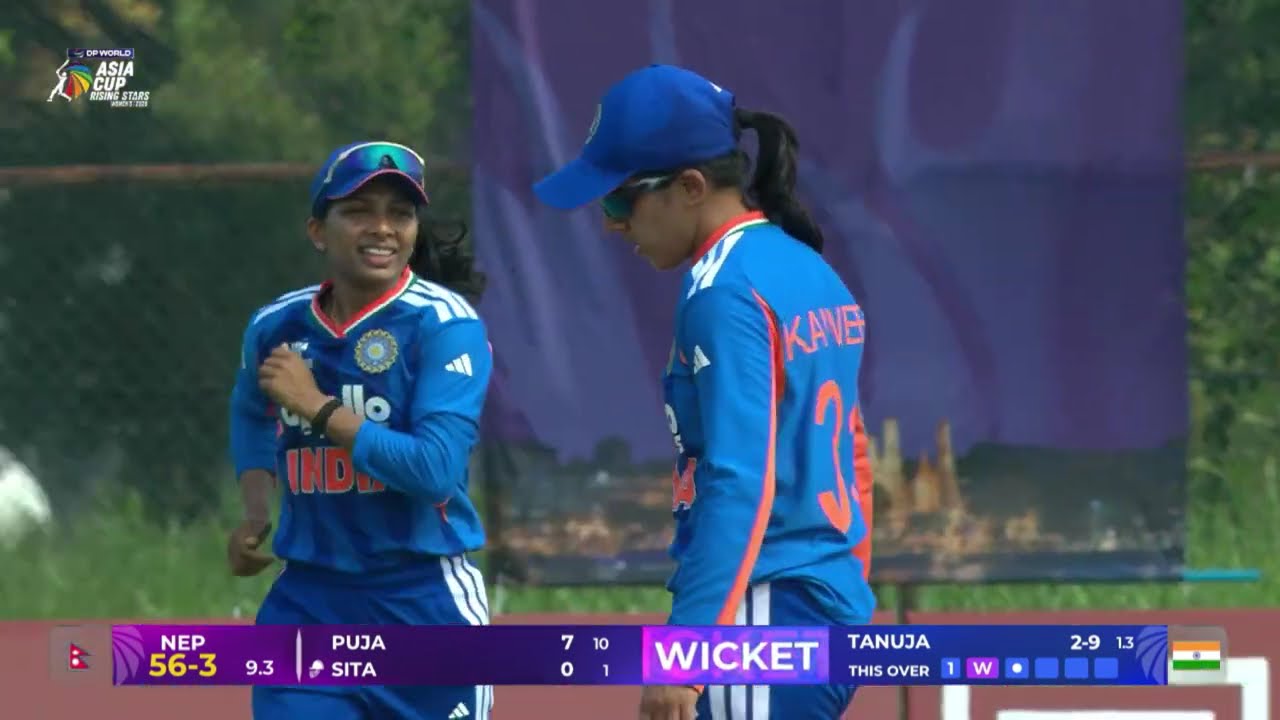 Highlights | Match 9 | India 'A' v Nepal  | DP World Women's Asia Cup Rising Stars 2026