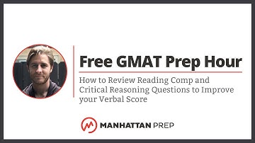 Free GMAT Prep Hour: How to Review Reading Comp & Critical Reasoning