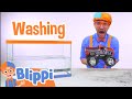 Learn to Wash Toy Trucks | Blippi Full Episodes | Educational Videos for Kids | Blippi Toys