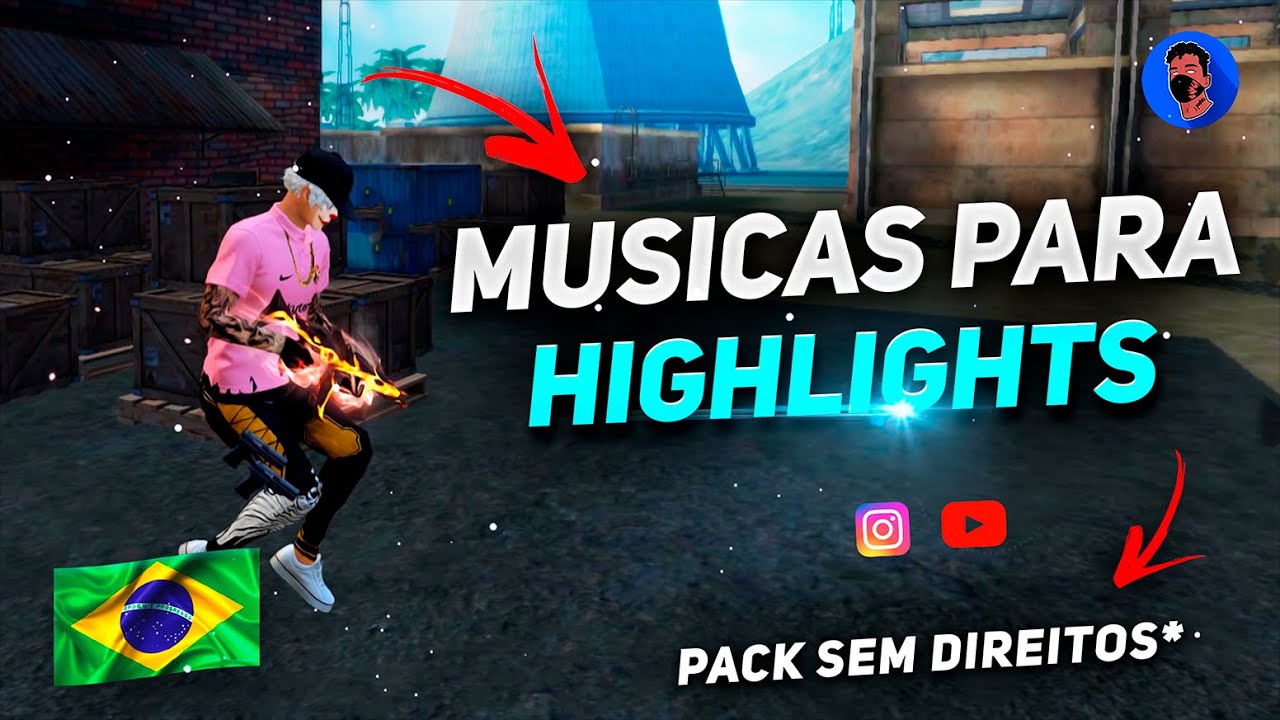 TOP 5 MELHORES MÚSICAS PARA HIGHLIGHTS FREE FIRE (SEM DIREITOS