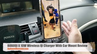 ROBOQI X 10W Wireless Qi Charger With Car Mount Review screenshot 1