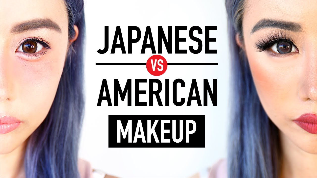 Japanese Makeup Vs American Makeup Before After Transformation