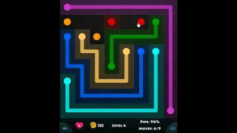 flow game facebook - 8 x 8 mania level 6 Connect the dots