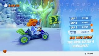 Crash Team Racing Nitro-Fueled - Polar Pass Dev Ghost