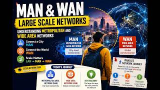 MAN & WAN Full Explanation | Easy Networking Lecture 3 part (2)