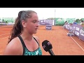 EMPIRE Slovak Open 2018: 1R, interview, Viktoria KUZMOVA (SVK) - Ons JABEUR (TUN) 6-1 6-2