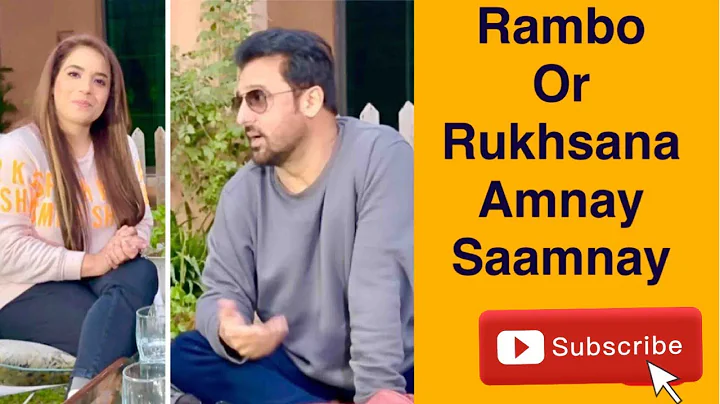Rambo or Rukhsana amnay saamnay