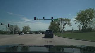 Crystal Lake to Carpentersville 4K Illinois POV ASMR Drive (No Talk, No Music)