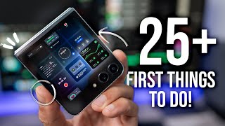 Galaxy Z Flip 5  First 25 Things To Do ( Tips & Tricks )