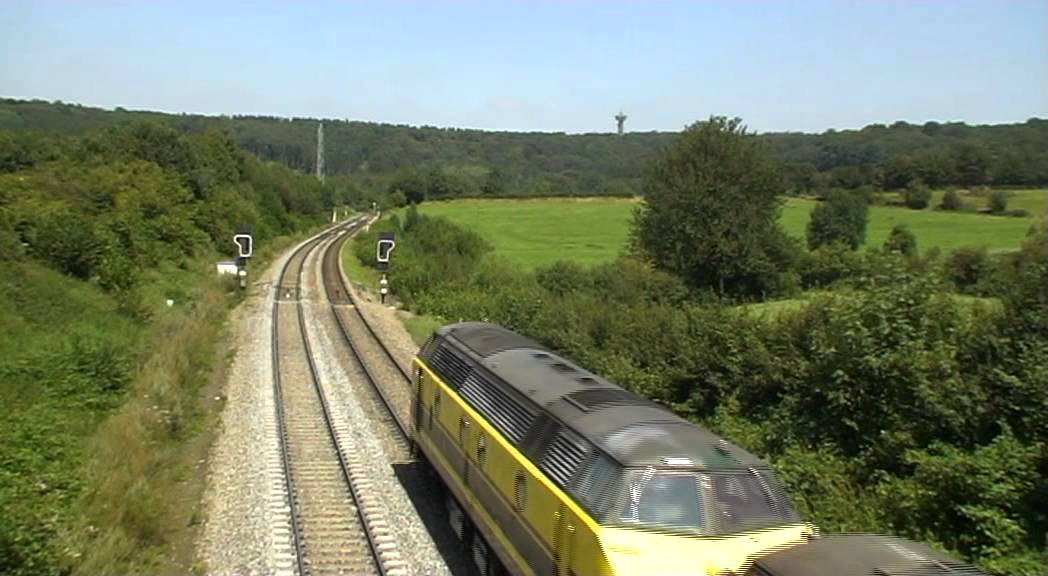 SNCB, NMBS,  ligne 24, Gemmenich, 04/08/2007 GM 55, dieselpower (SOUND) (DV 16/9)
