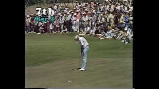1987 Australian Open Golf won by Greg Norman | ABC TV | Royal Melbourne Golf Club