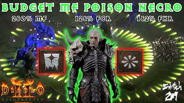 Budget Magic Find Poison Nova Necro Build Guide: Wrecks w/o Needing OP Gear - Diablo 2 Resurrected