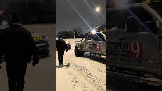 1/25/26 6:30am OKC - stranded motorists struggle on the on & off ramps in the metro
