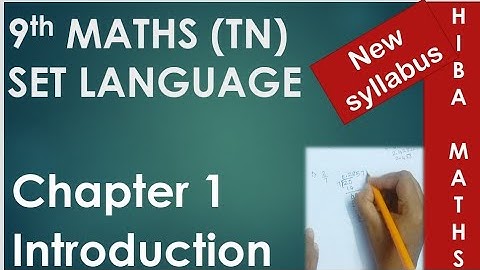 9th maths chapter 1 introduction set language, types of set, descriptive form, set builder form