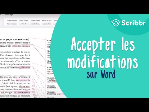 Vidéo: Comment accepter toutes les modifications de mise en forme dans Word 2010 ?