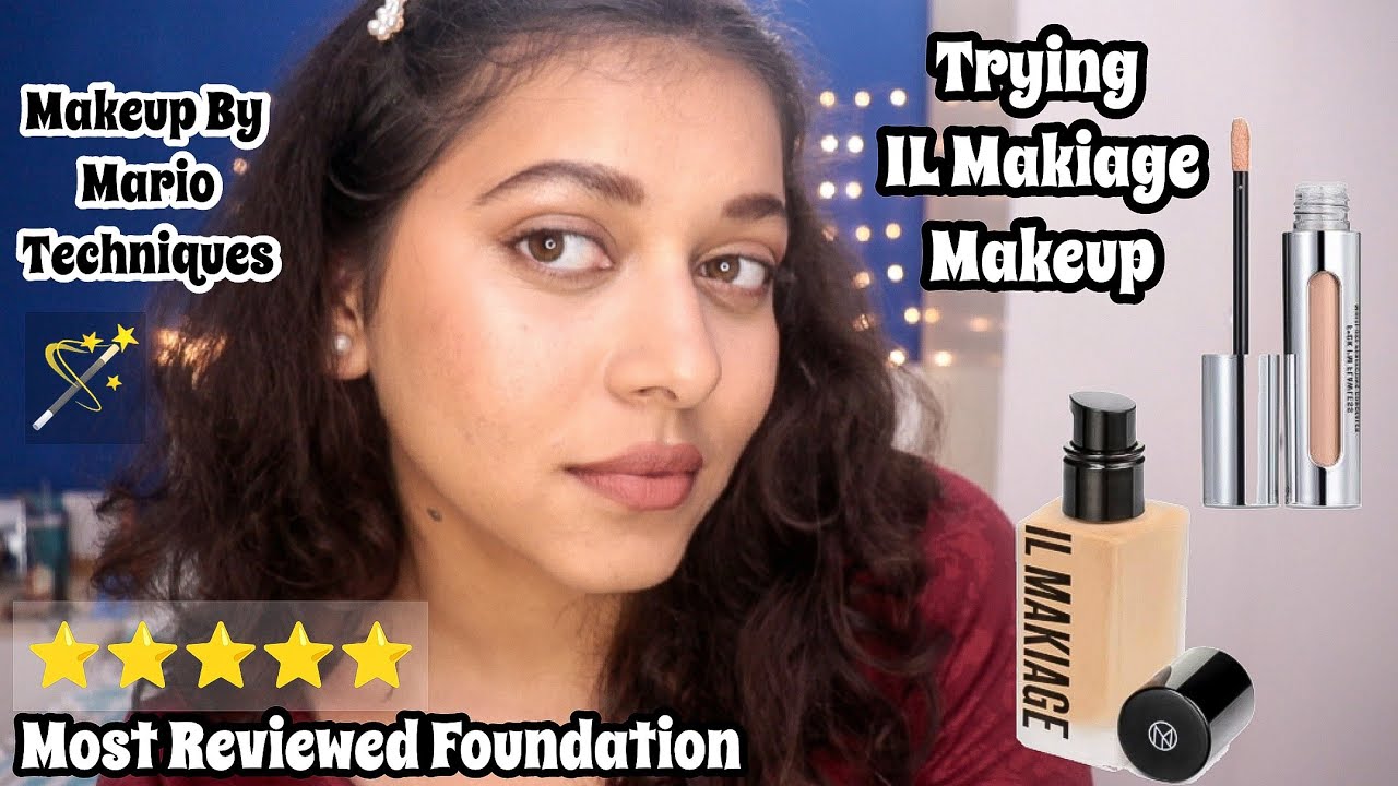 TRYING IL MAKIAGE FOUNDATION & CONCEALER + MAKEUP BY MARIO TECHNIQUES