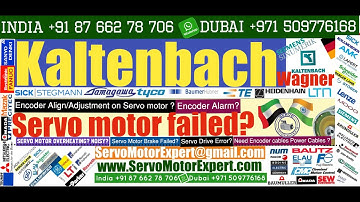 KALTENBACH Siemens CNC Heidenhain Encoder Resolver Commutation encoder Resolver Alignment Adjust