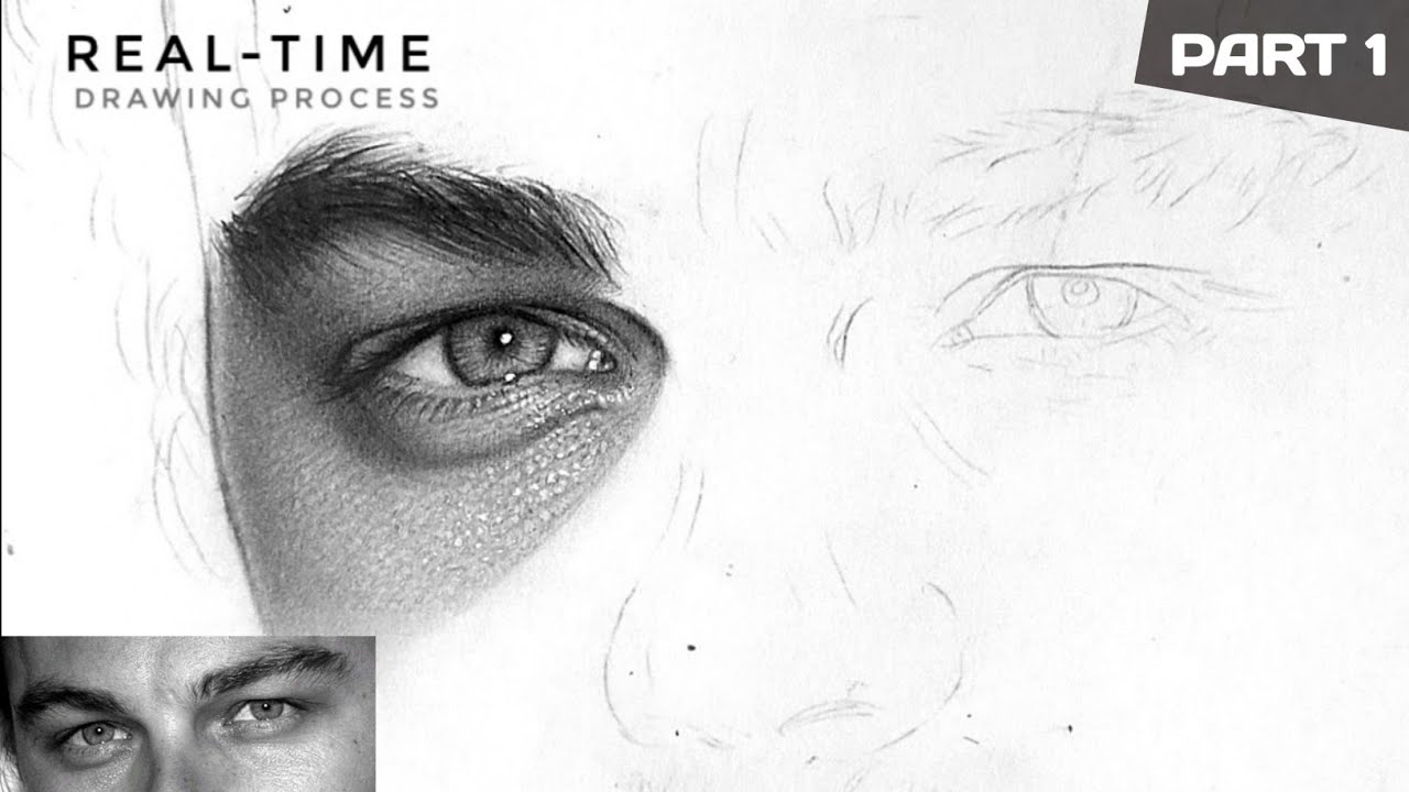 REAL- TIME Hyper Realistic Drawing Process | By Harsh Guru Arts. - YouTube