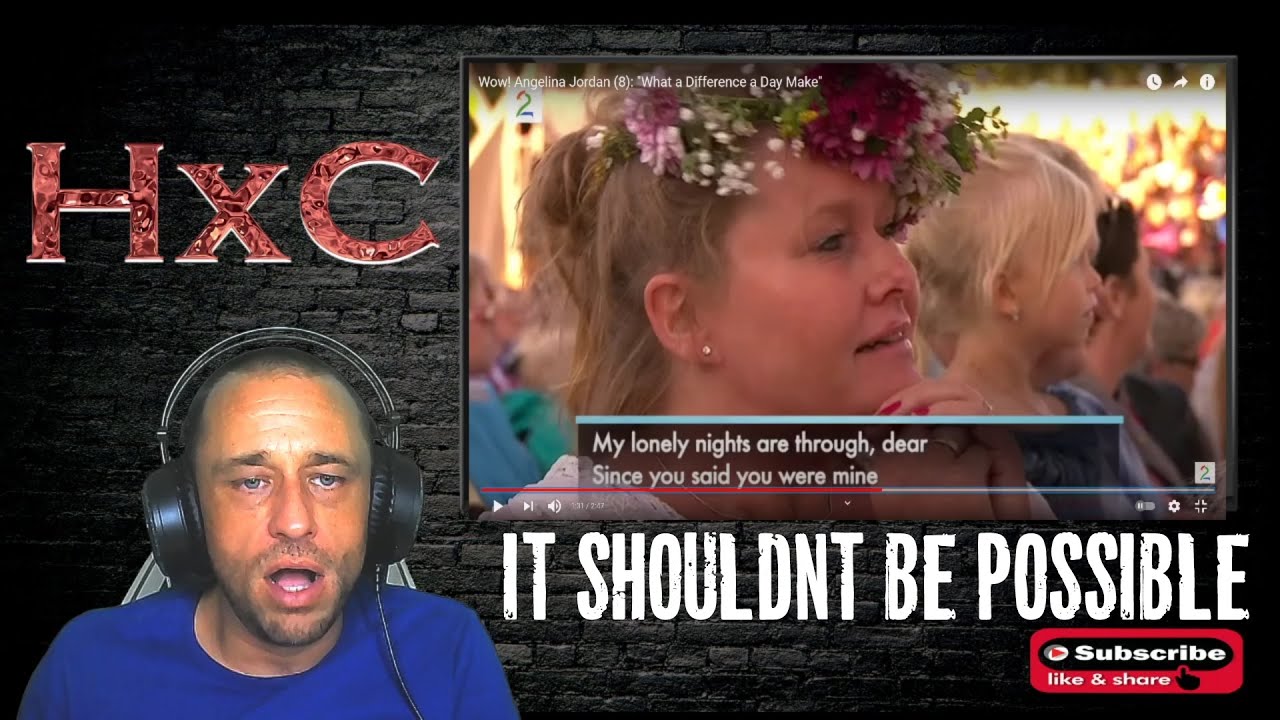 Wow! Angelina Jordan (8): "What a Difference a Day Makes" [REACTION![