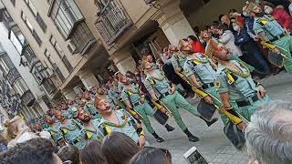 La Legión en Jaén acompañando a La Buena Muerte.