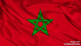 صورة العلم المغربي و النشيد الوطني المغربي 😊❤