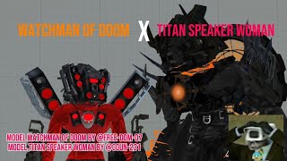 Wod x Utsw! Model wod by @Free-dom-07  Model utsw by @Coun-231  #watchmanofdoom #titanspeakerwoman