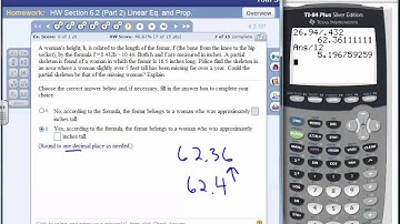 Section 6.2 (Part 2) Homework Exercises #6 through #9 in MyMathLab