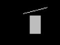 One randomly placed rectangle &amp; line segment per frame (15 min); blank view after 1st of 6 repeats